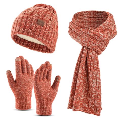 women's designer hat scarf and gloves set